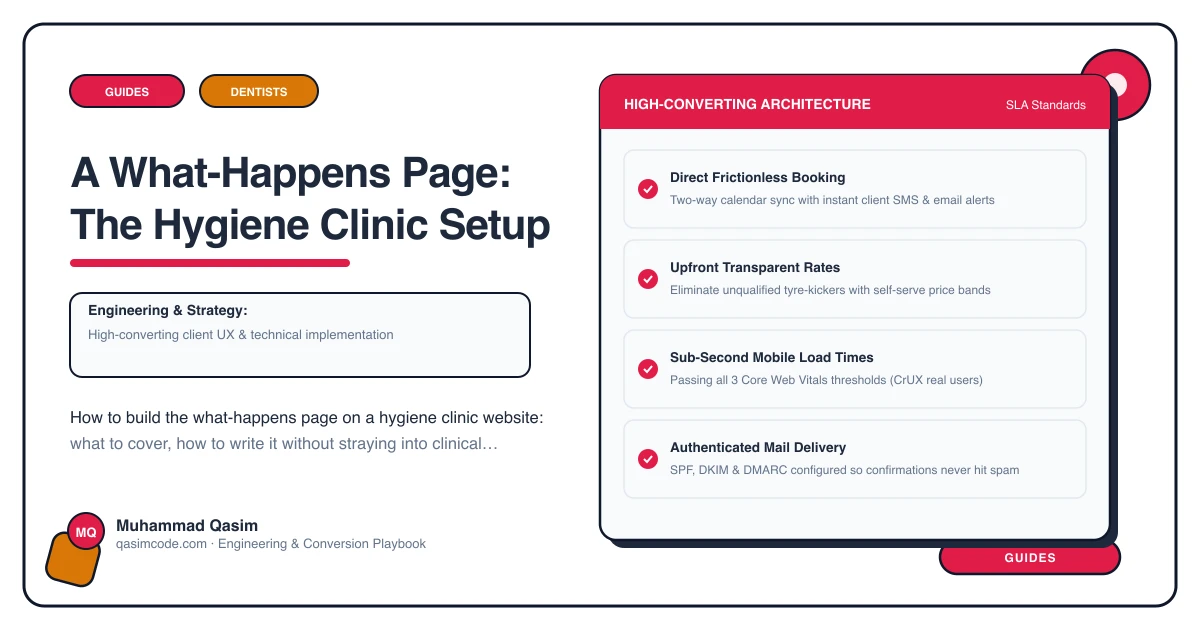 A What-Happens Page: The Hygiene Clinic Setup