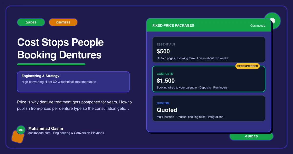 Cost Stops People Booking Dentures
