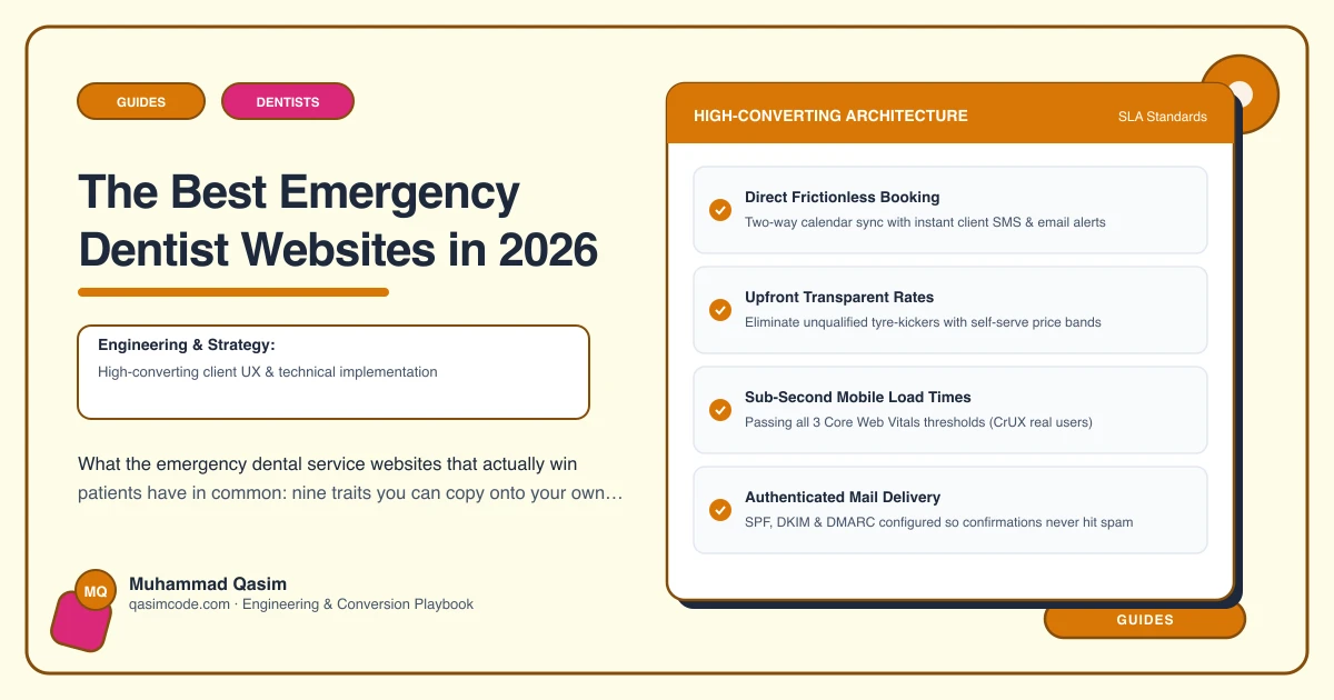 The Best Emergency Dentist Websites in 2026