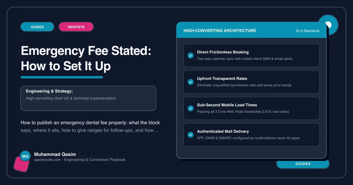 Emergency Fee Stated: How to Set It Up