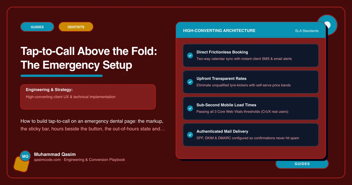 Tap-to-Call Above the Fold: The Emergency Setup