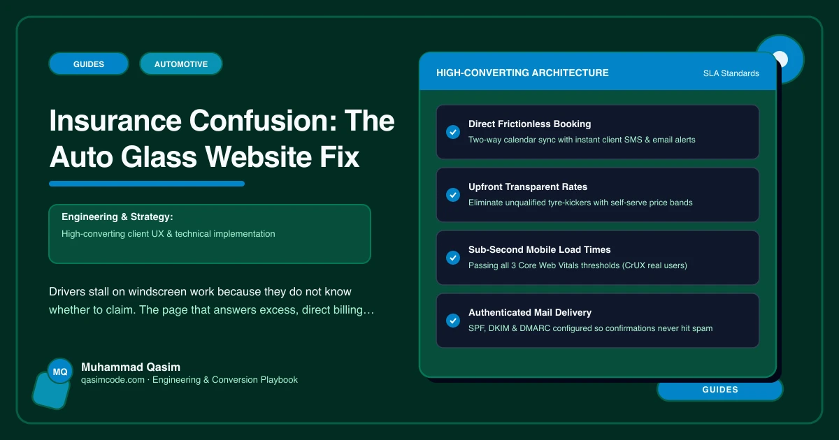 Insurance Confusion: The Auto Glass Website Fix