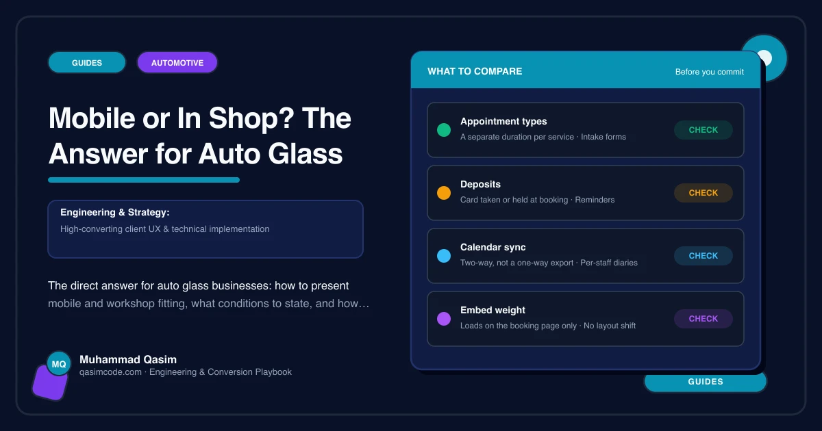 Mobile or In Shop? The Answer for Auto Glass
