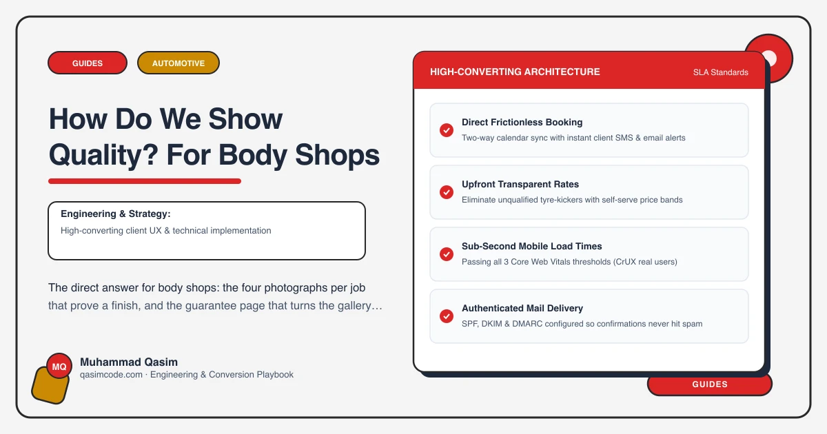 How Do We Show Quality? For Body Shops