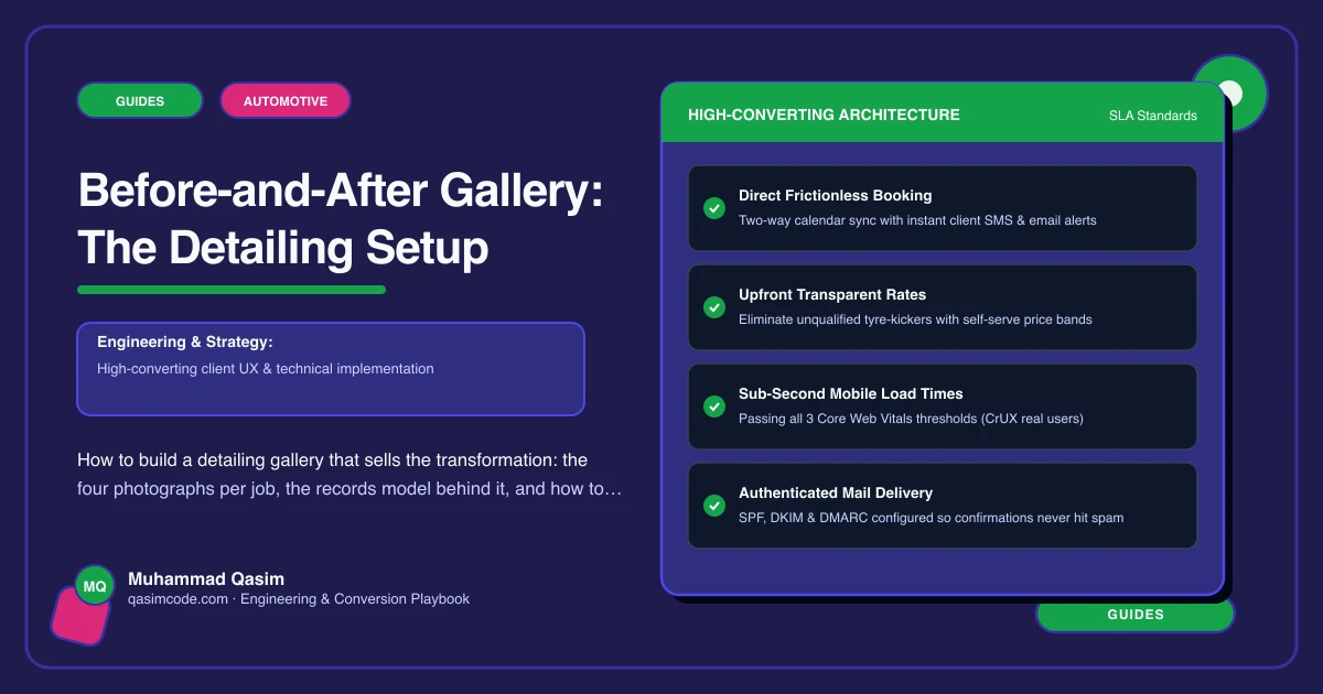 Before-and-After Gallery: The Detailing Setup