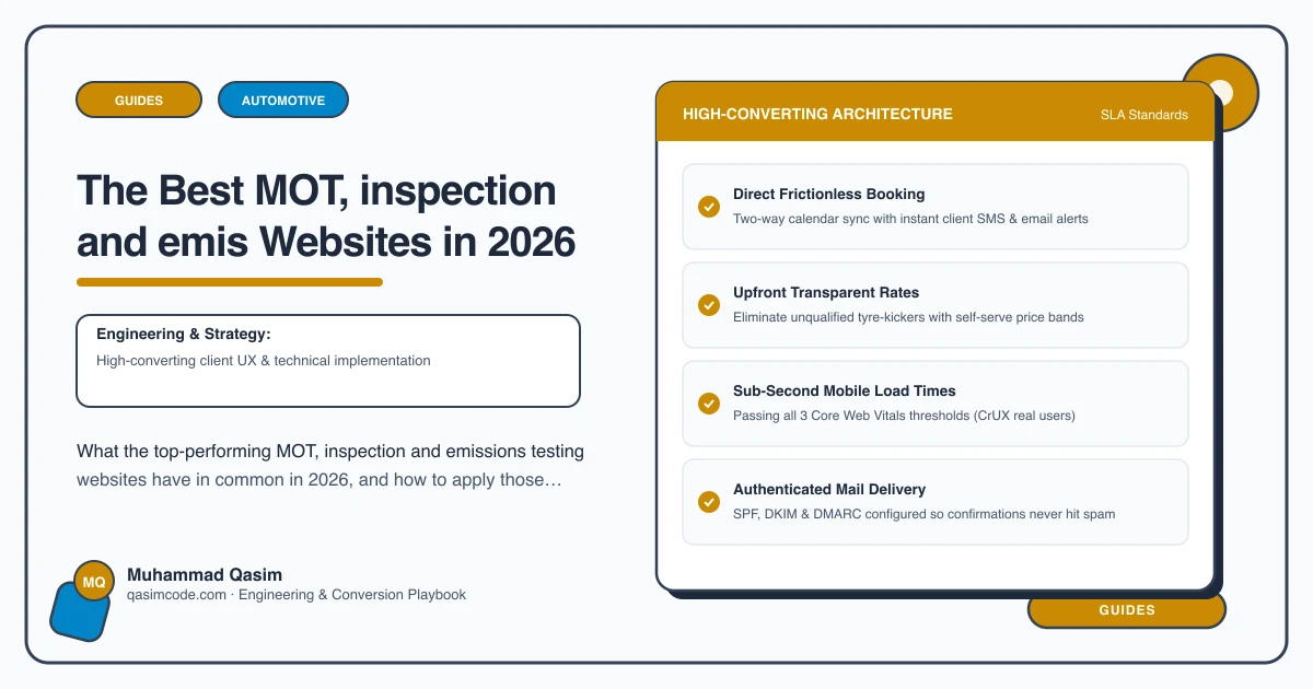 The Best MOT, inspection and emis Websites in 2026