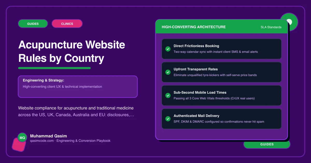 Acupuncture Website Rules by Country