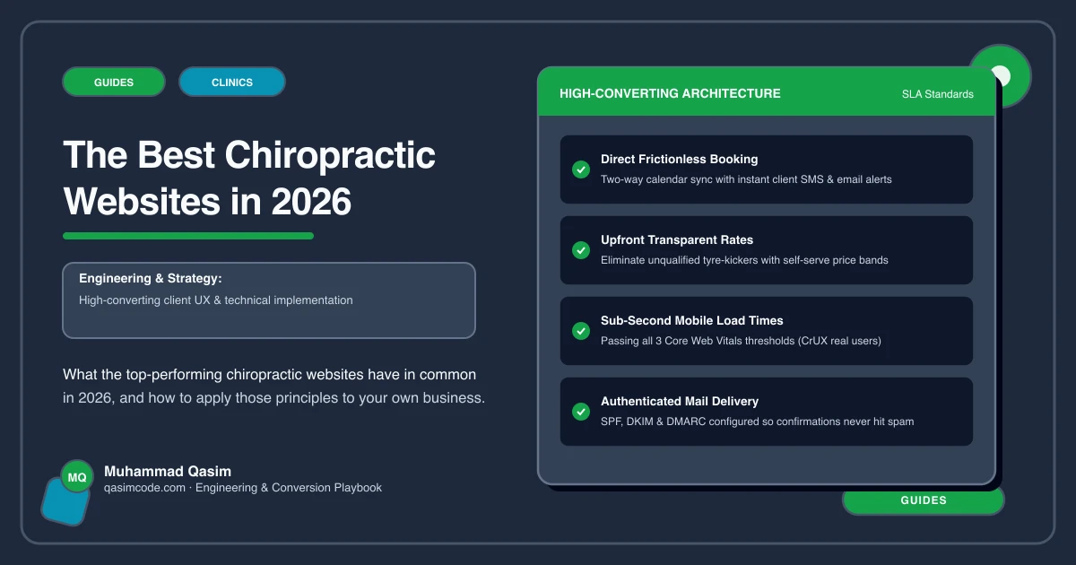 The Best Chiropractic Websites in 2026