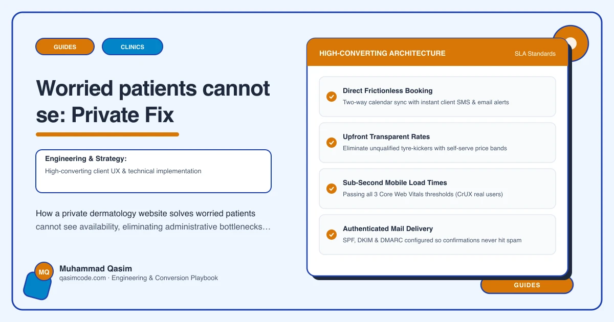Worried patients cannot se: Private Fix