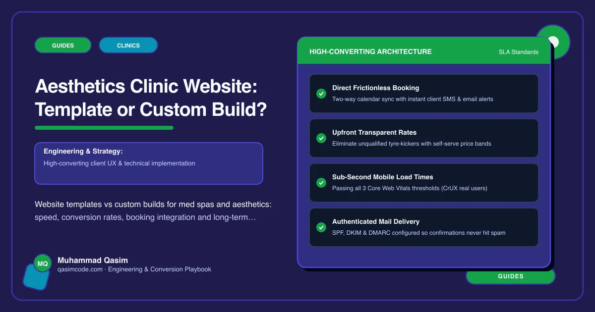 Aesthetics Clinic Website: Template or Custom Build?