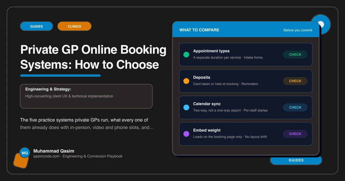 Private GP Online Booking Systems: How to Choose