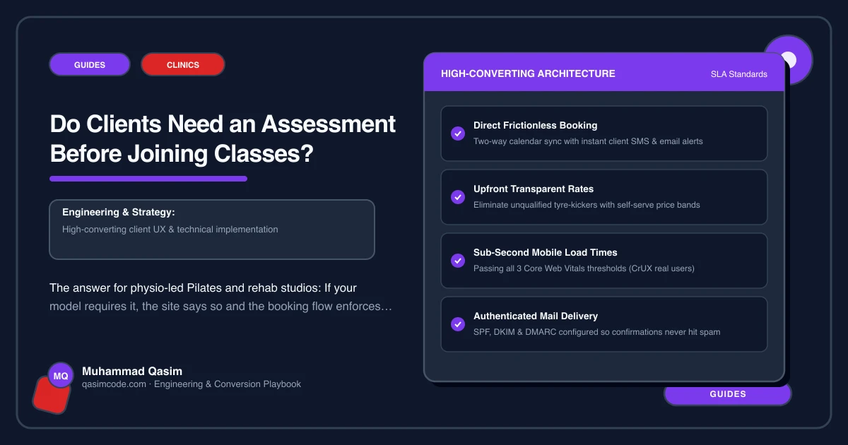 Do Clients Need an Assessment Before Joining Classes?