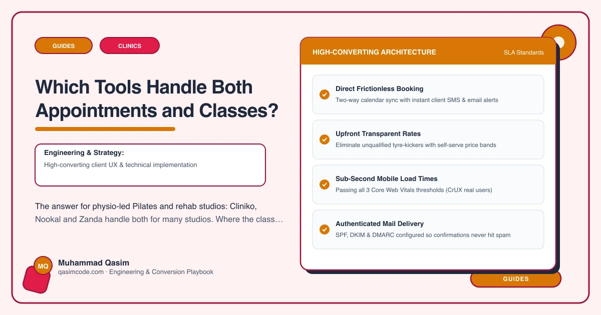 Which Tools Handle Both Appointments and Classes?