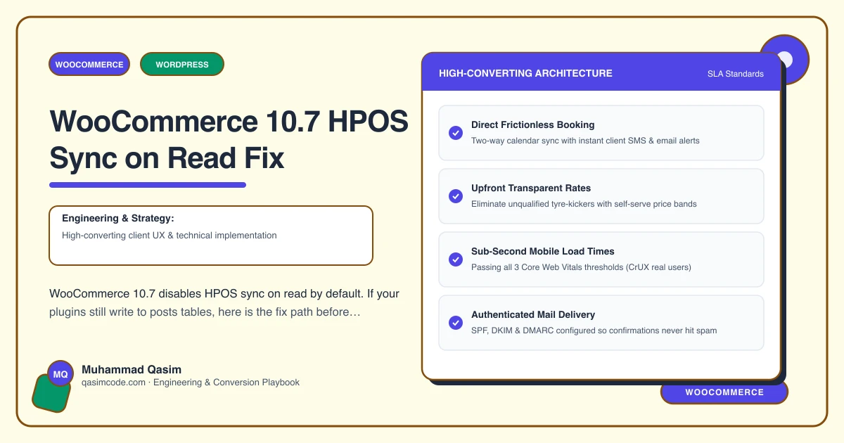 WooCommerce 10.7 HPOS Sync on Read Fix