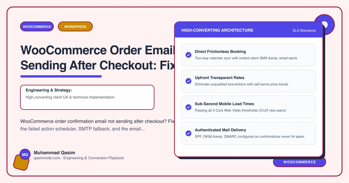 WooCommerce Order Email Not Sending After Checkout: Fix